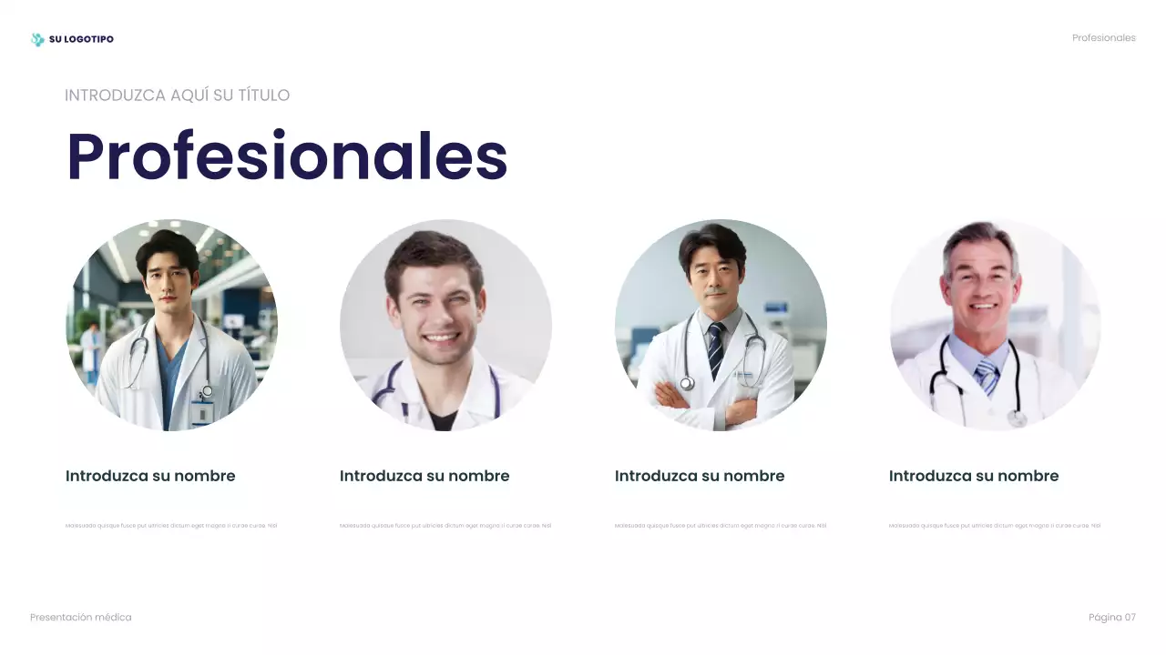 presentación de blue professional healthcare