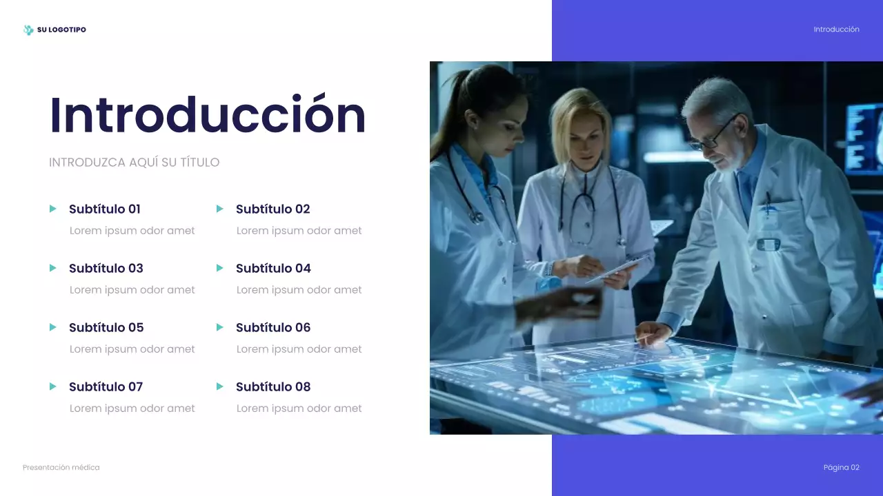 presentación de blue professional healthcare