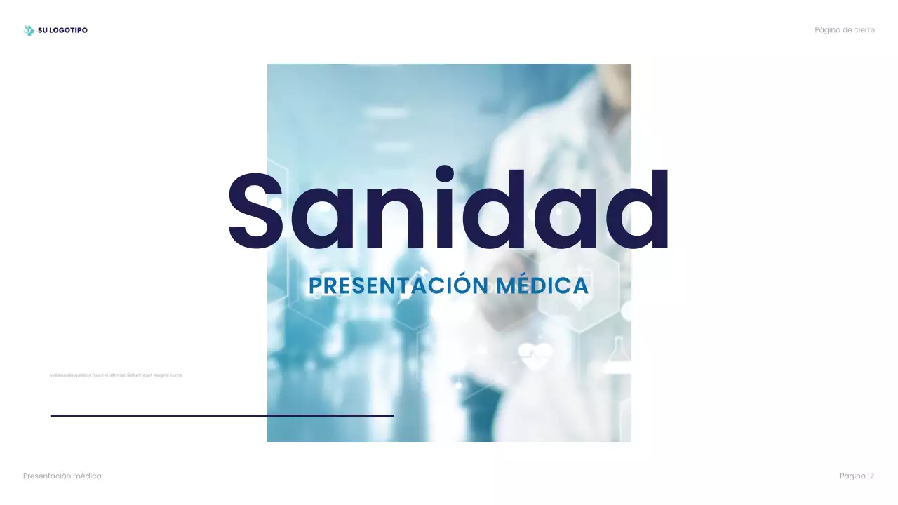 presentación de blue professional healthcare