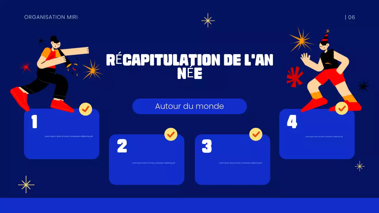 Présentation du Nouvel An bleu