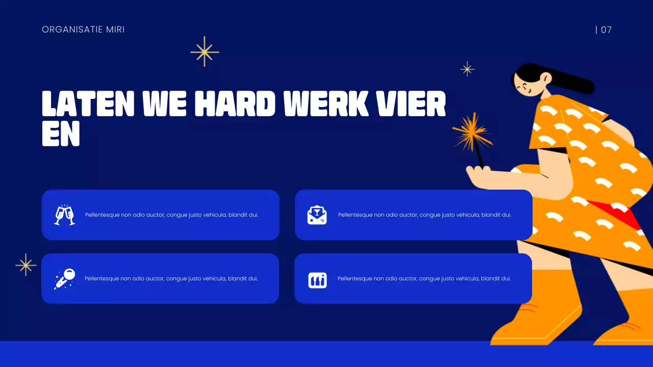 Blauw Nieuwjaar Presentatie