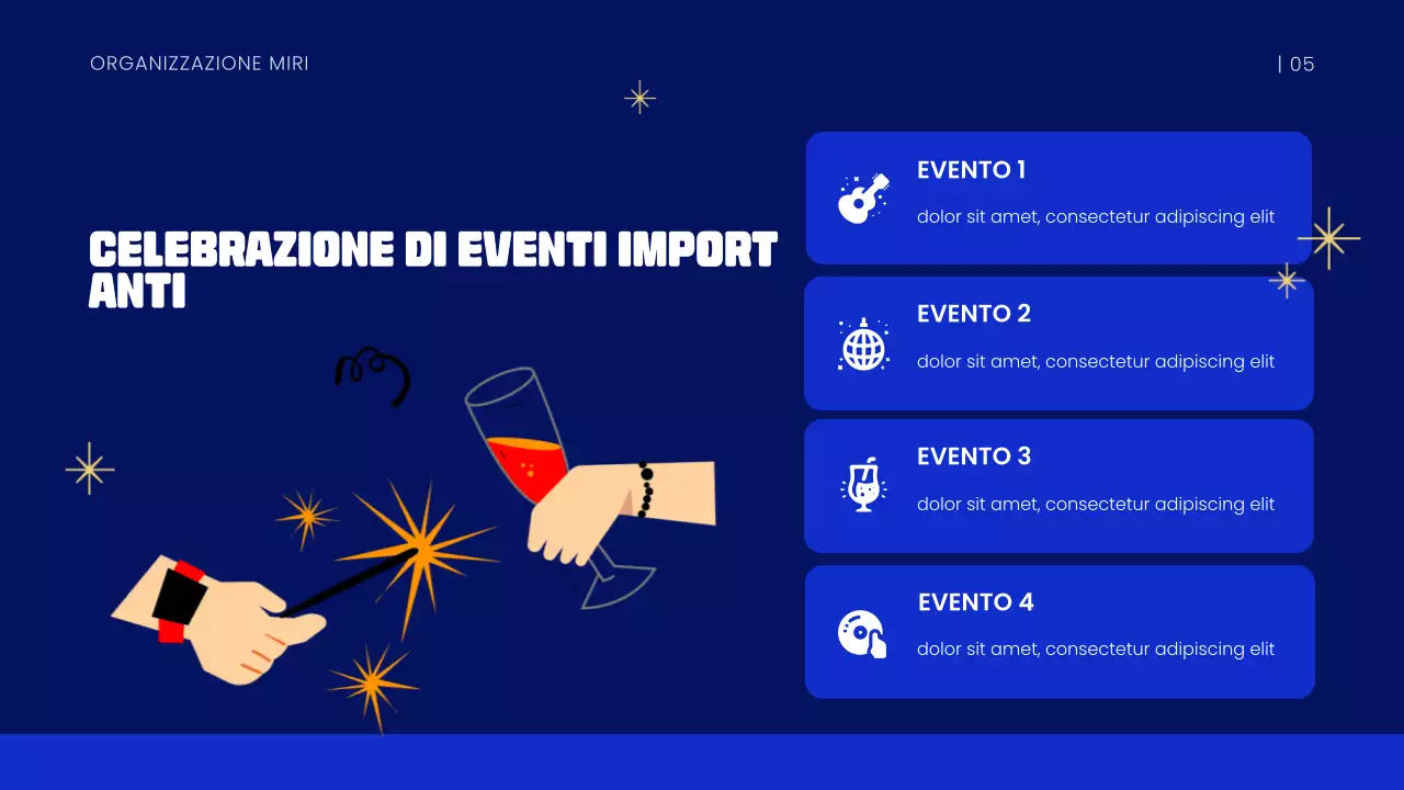 Presentazione del Capodanno blu