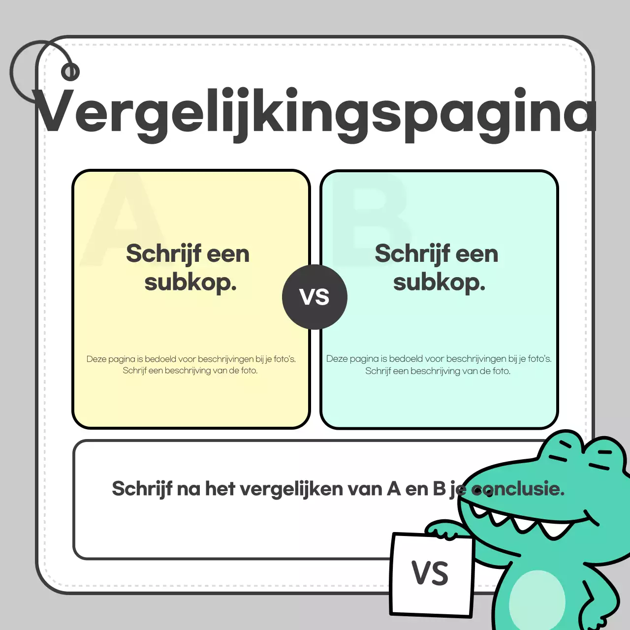Grijze eenvoudige kaartPromoot nieuws