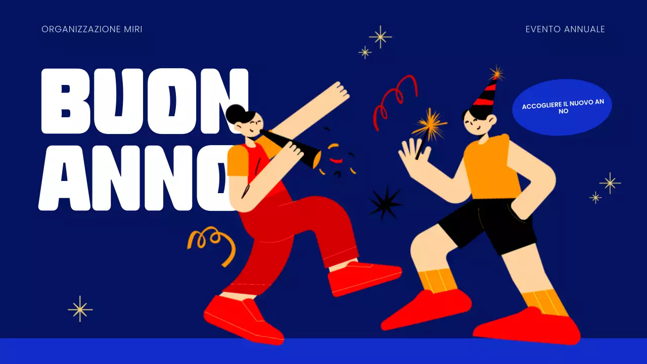 Presentazione del Capodanno blu