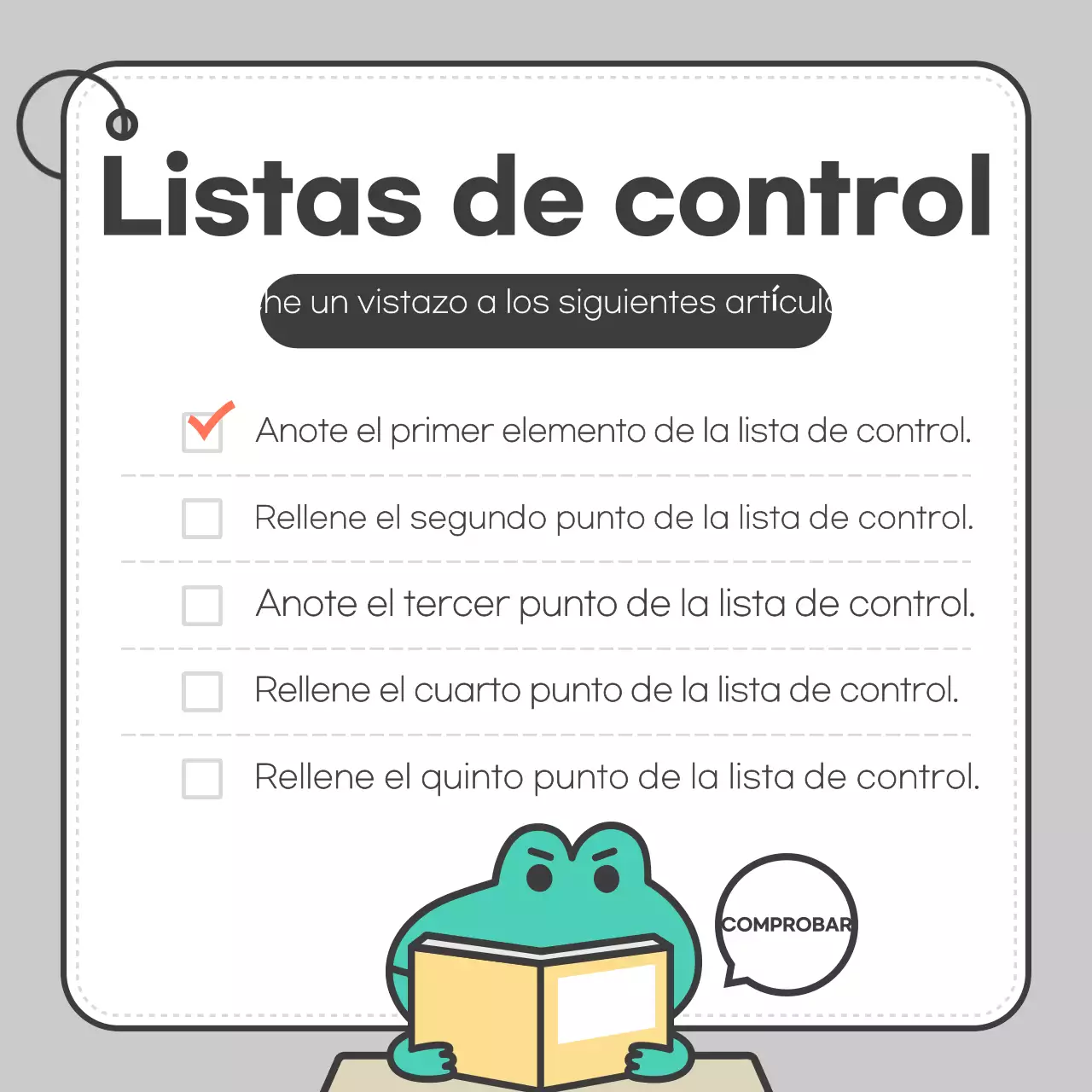 Tarjeta Simple GrisPromocionar noticias