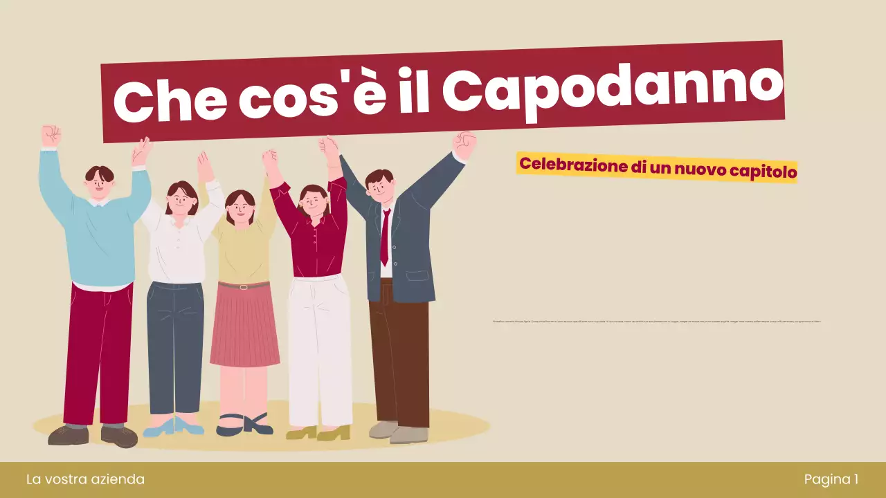 invito a capodanno retrò rosso