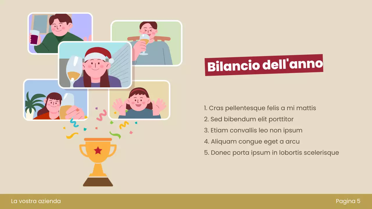 invito a capodanno retrò rosso