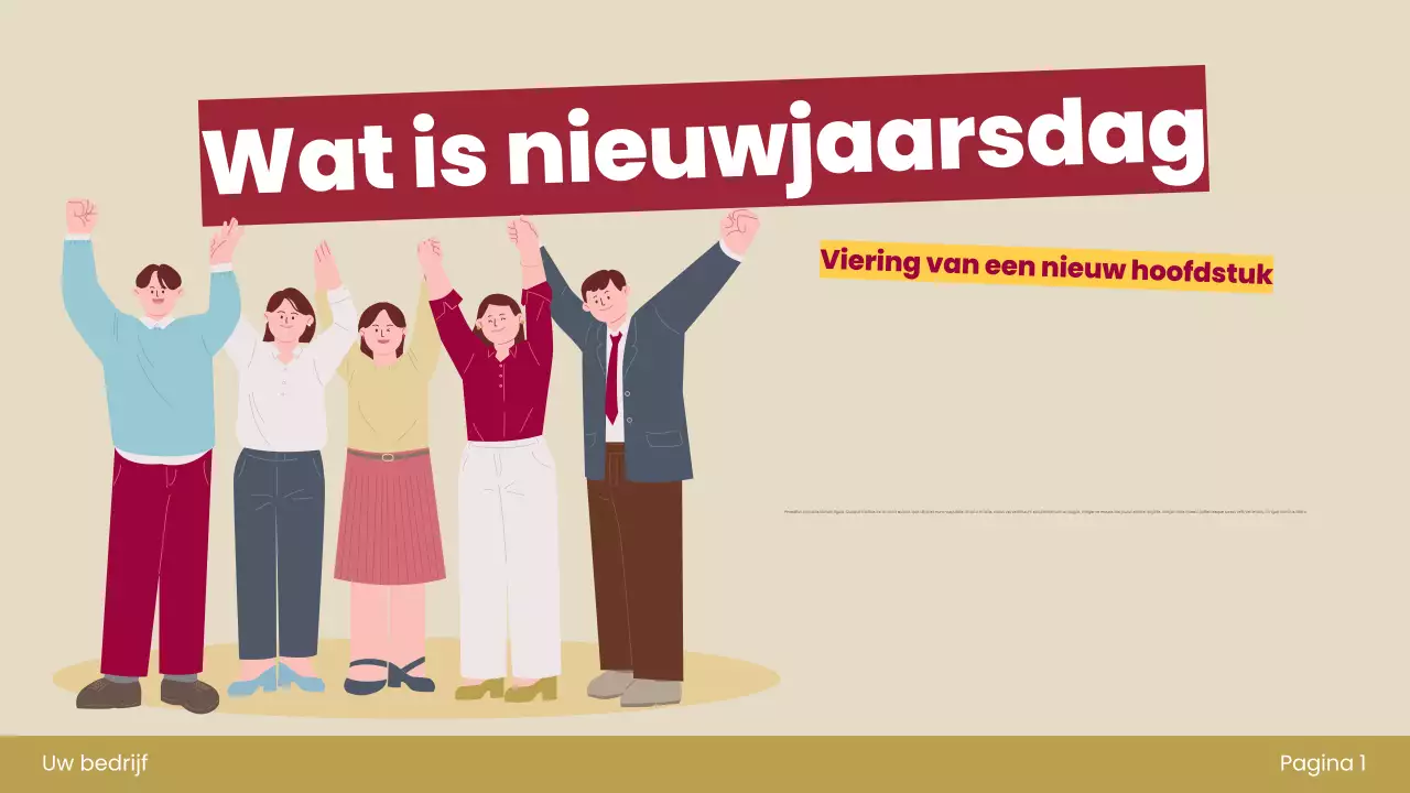 rood retro nieuwjaarsuitnodiging