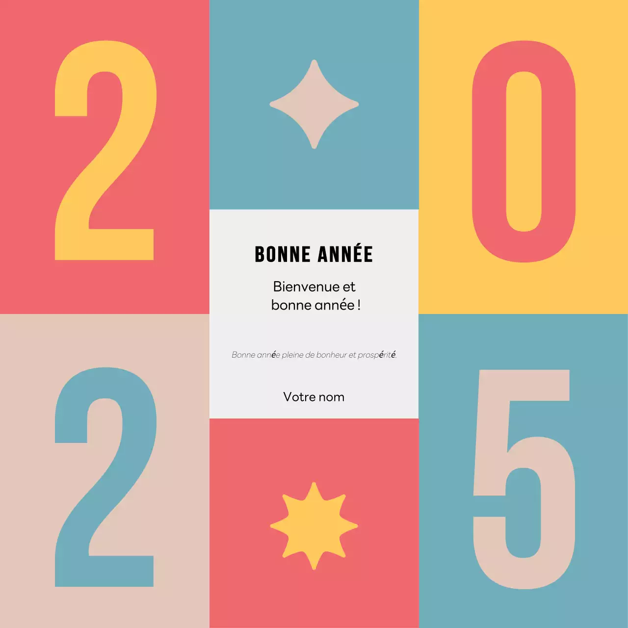 une carte de vœux bio pour le nouvel an