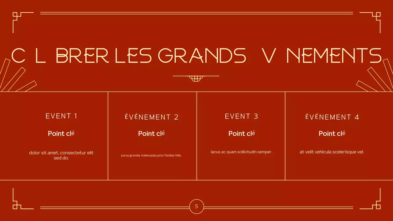 annonce du festival traditionnel rouge