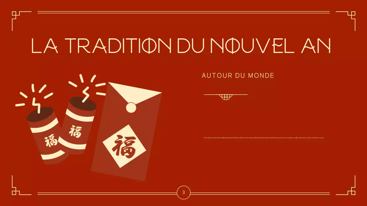 annonce du festival traditionnel rouge