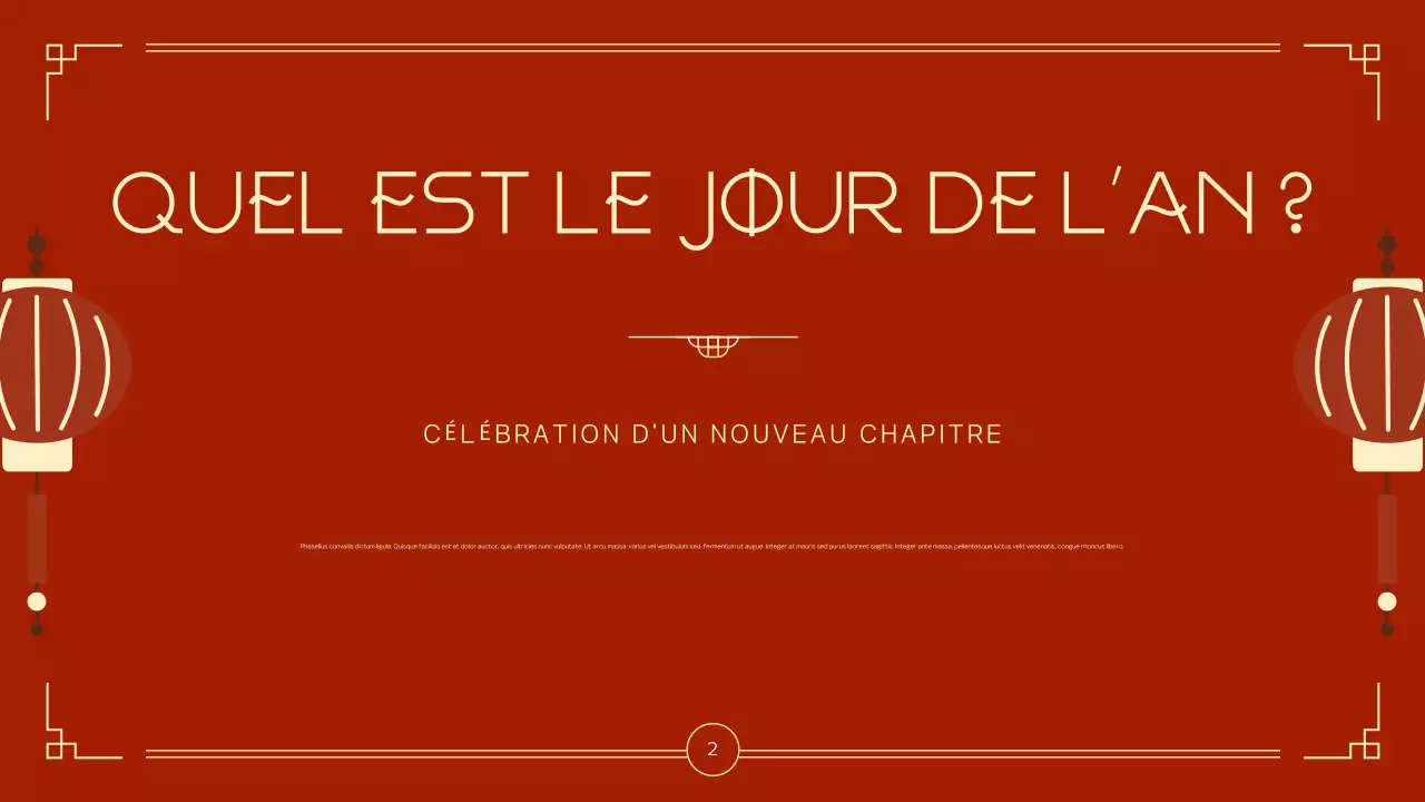 annonce du festival traditionnel rouge