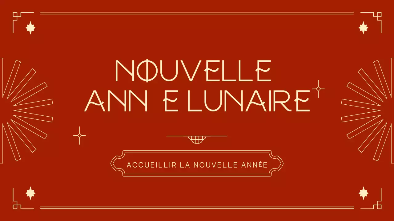 annonce du festival traditionnel rouge