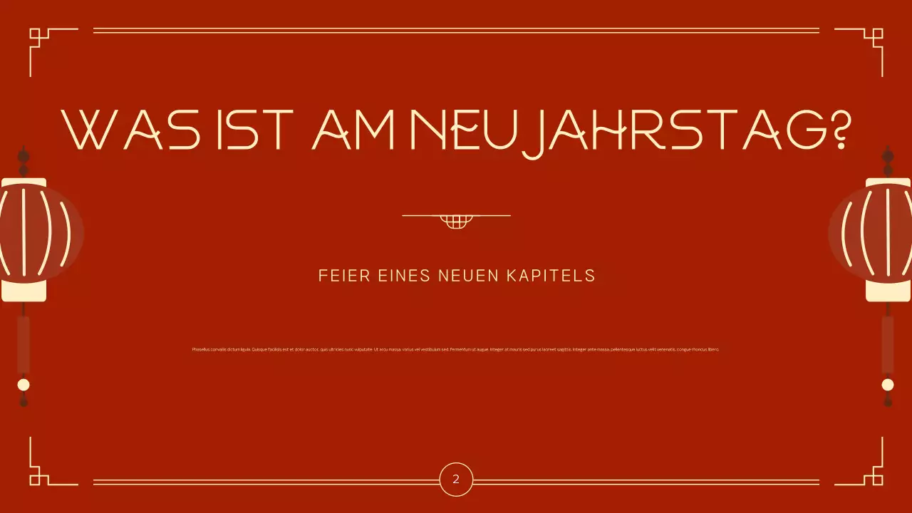 rote traditionelle Festankündigung