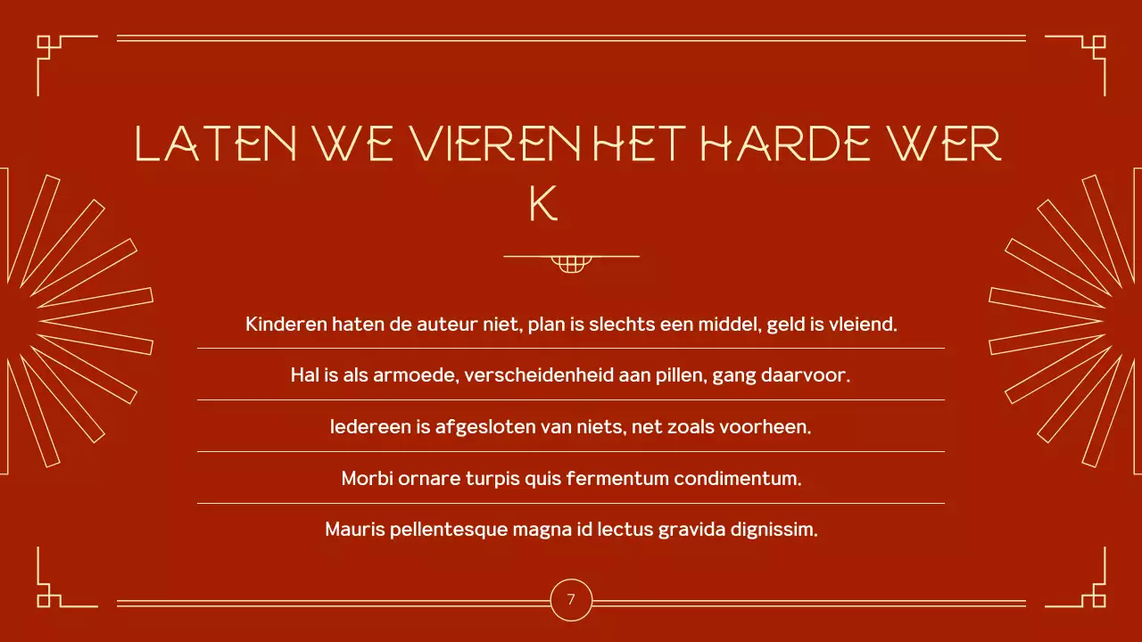 aankondiging rood traditioneel festival