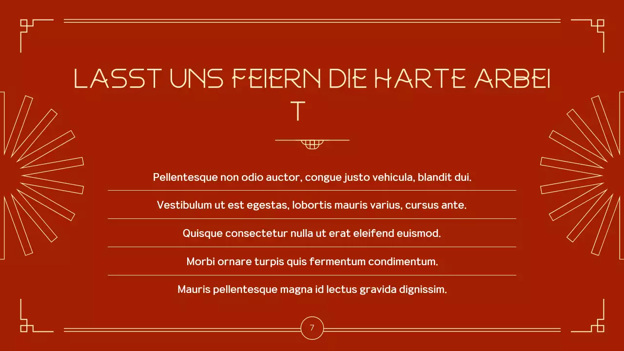 rote traditionelle Festankündigung