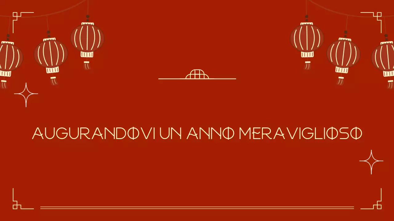 annuncio del festival tradizionale rosso