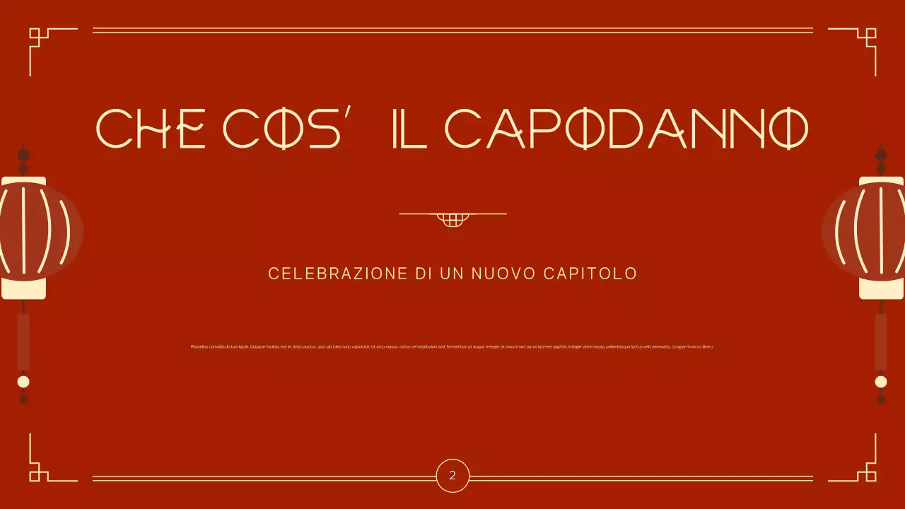 annuncio del festival tradizionale rosso