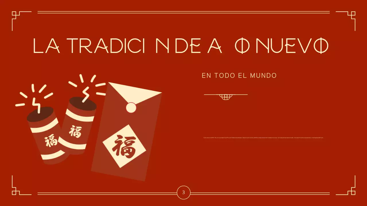 anuncio de la fiesta tradicional roja