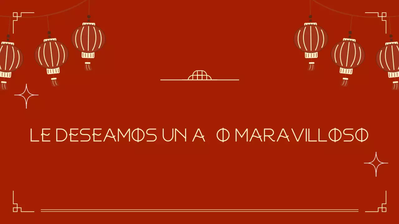 anuncio de la fiesta tradicional roja