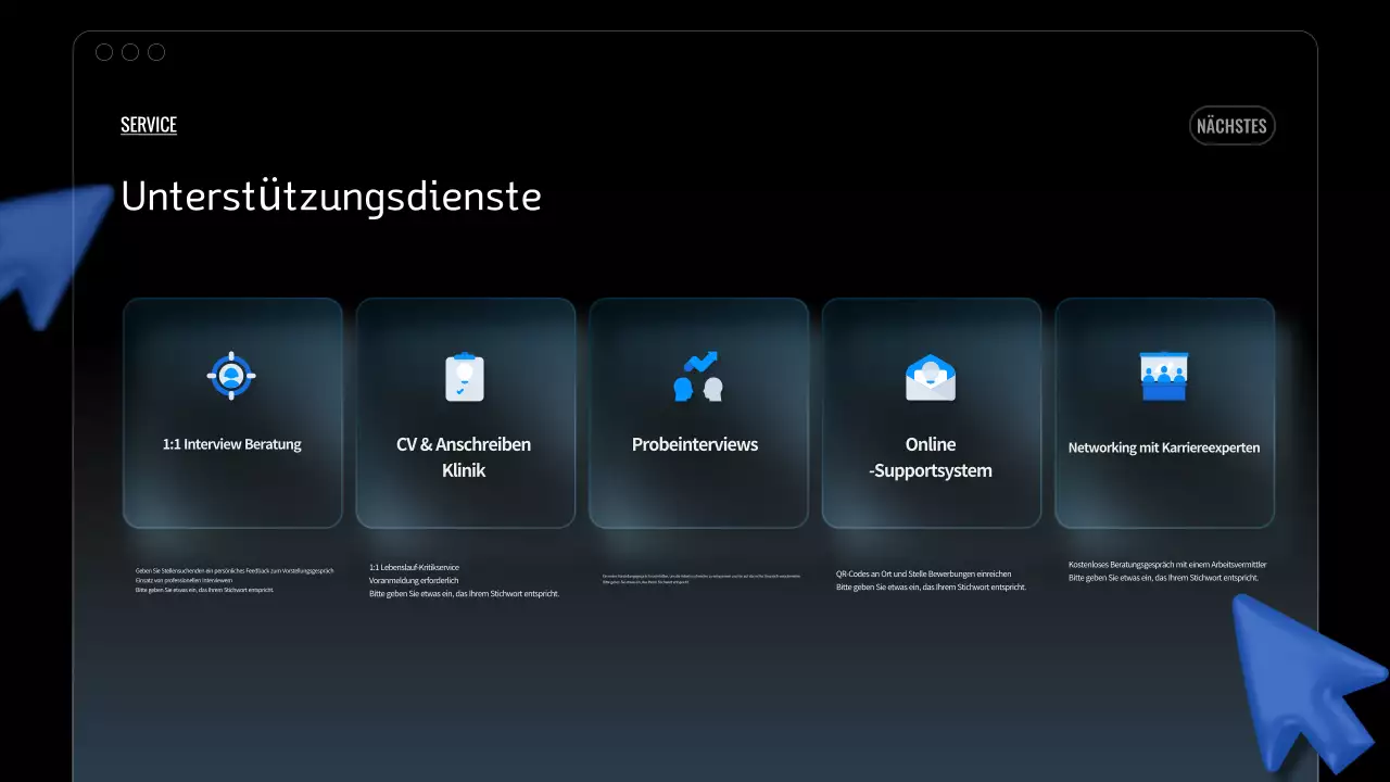 Blue Modern Career Veranstaltungen