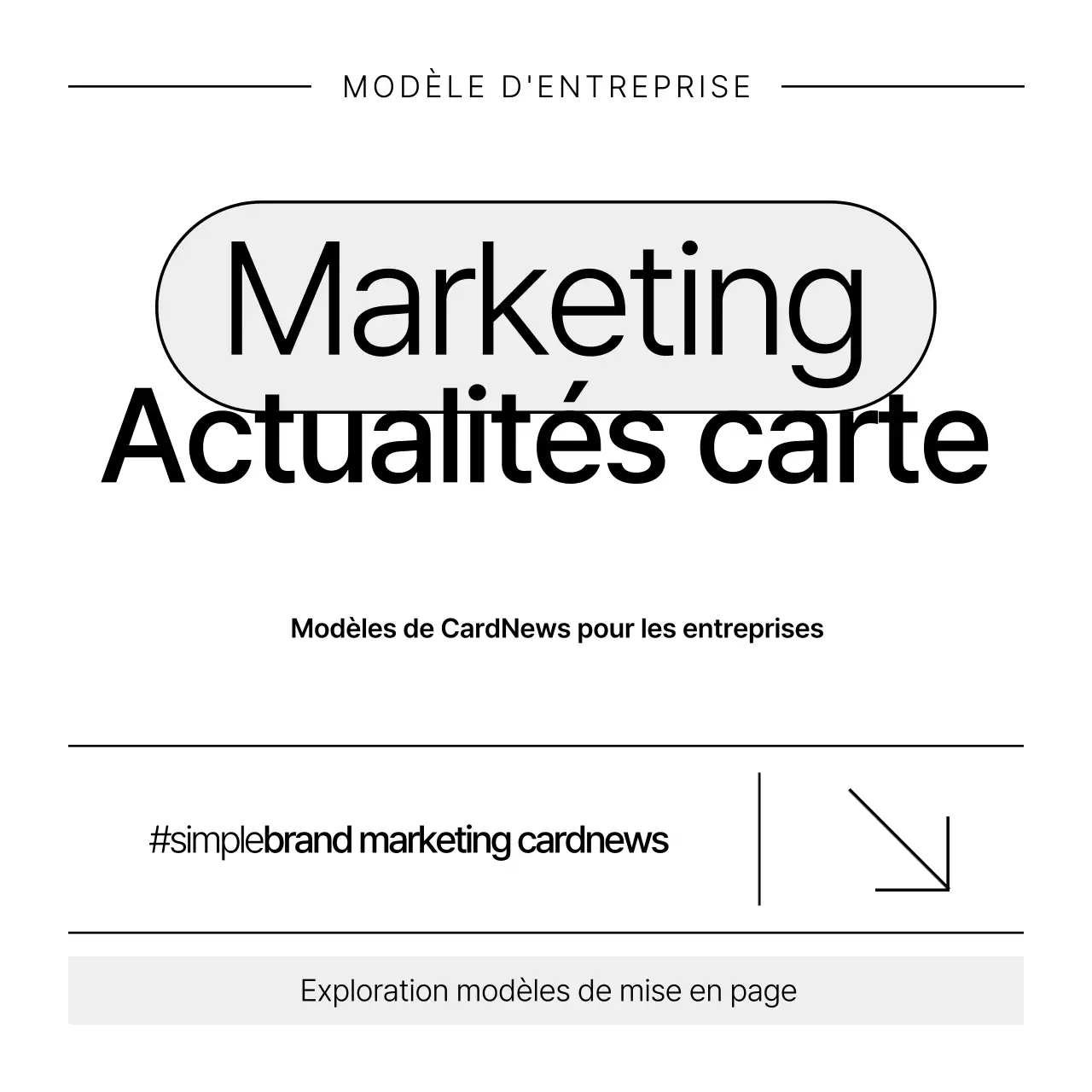 Manuel de marketing blanc simple