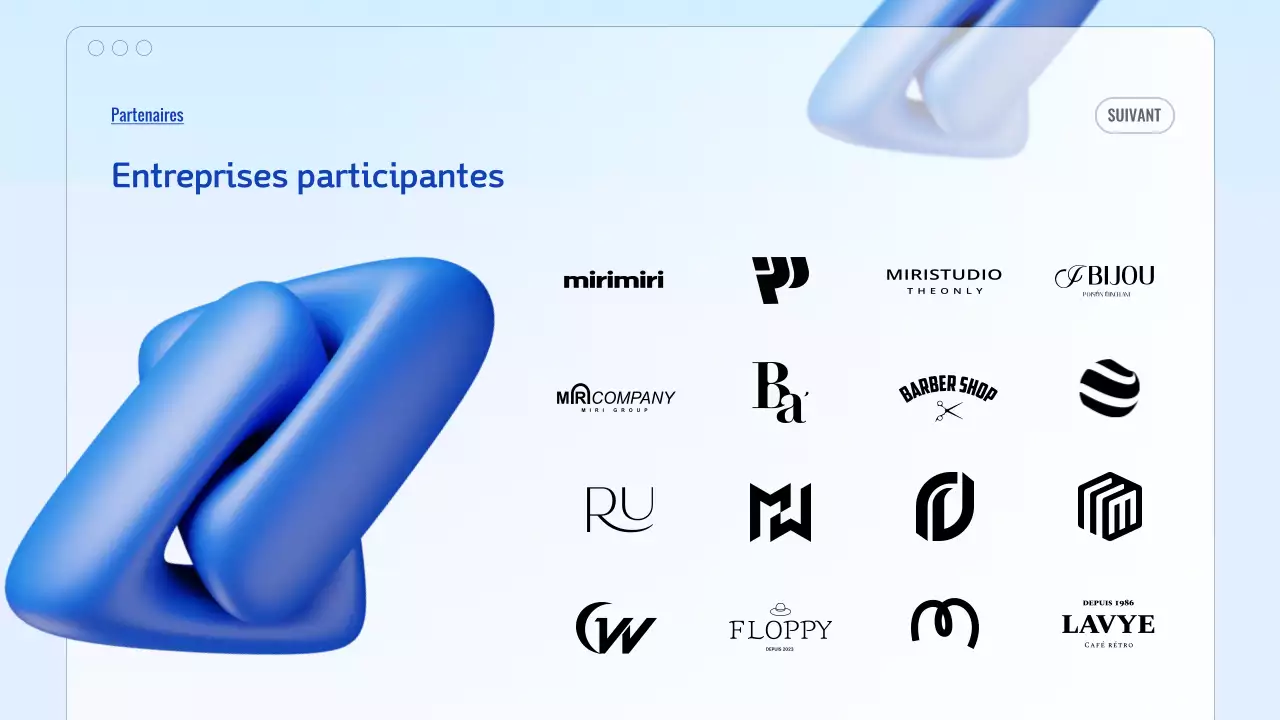 Événements de carrière Blue Modern