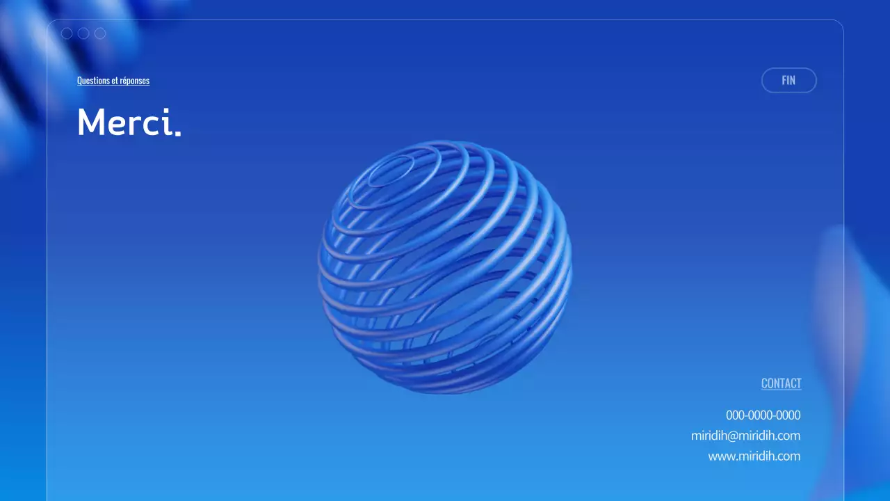 Événements de carrière Blue Modern