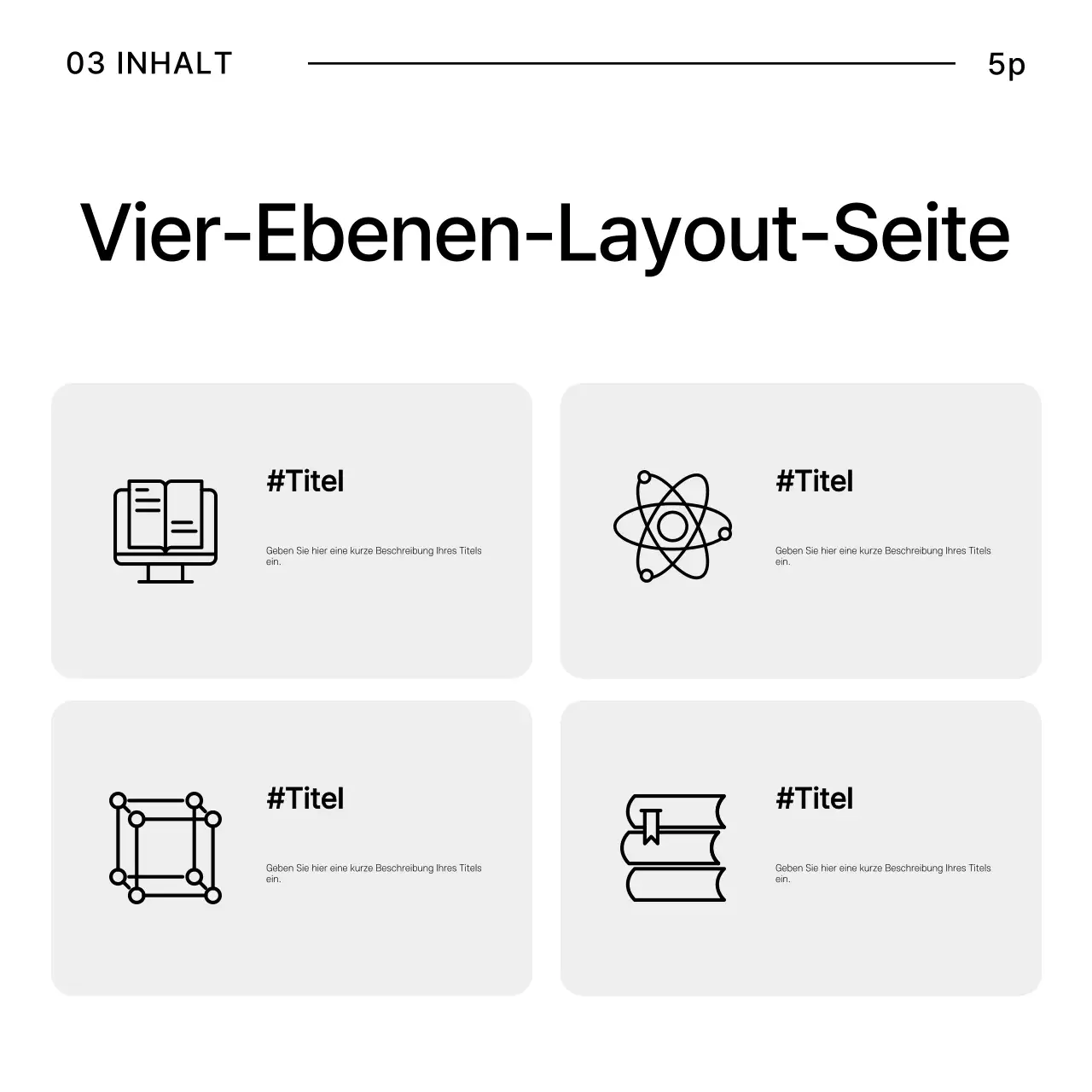 Weiß Einfaches Marketing-Handbuch