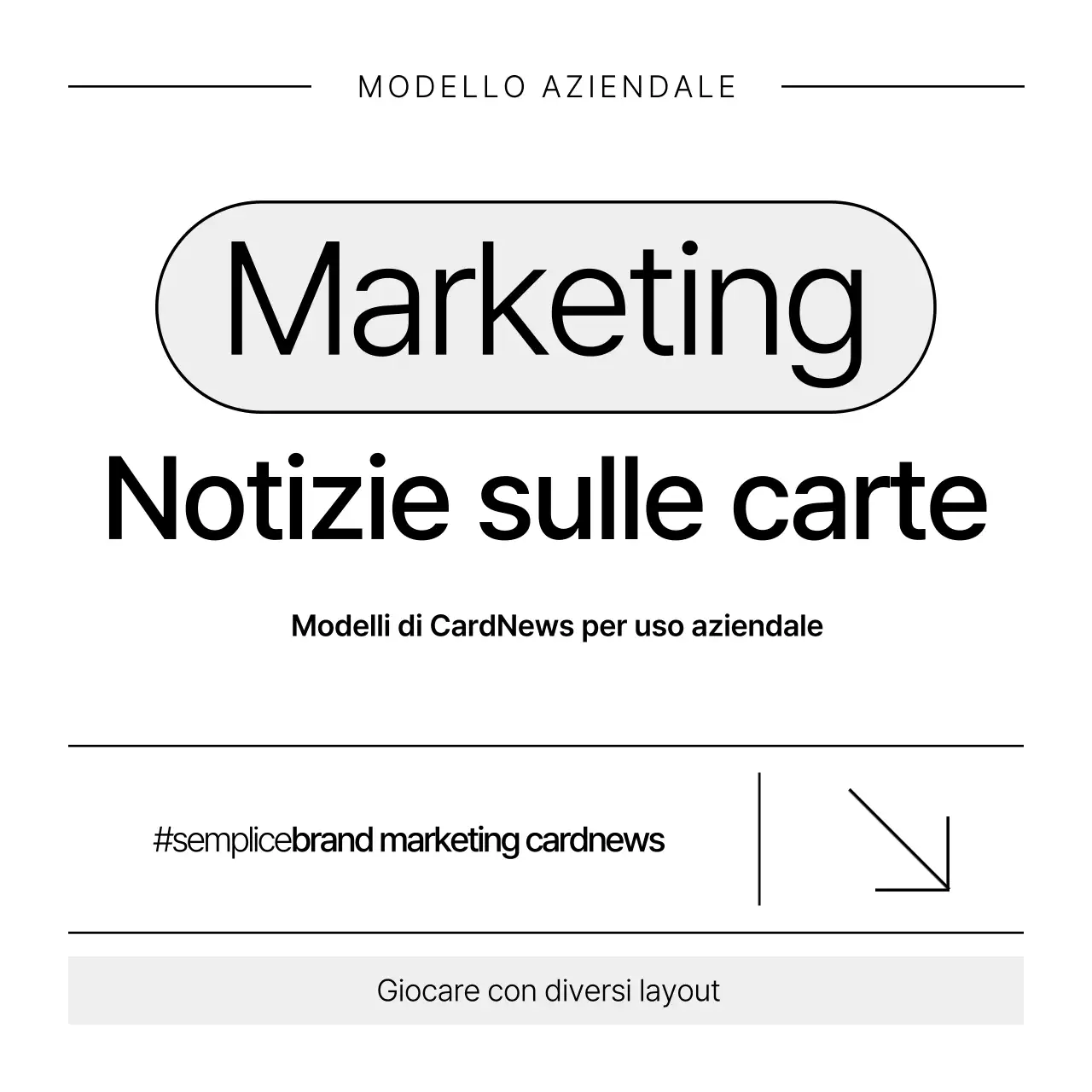 Manuale di marketing bianco semplice