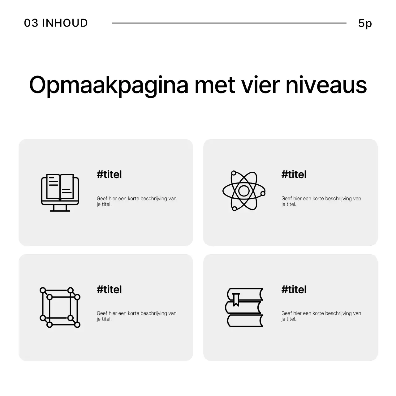 Witte eenvoudige marketinghandleiding