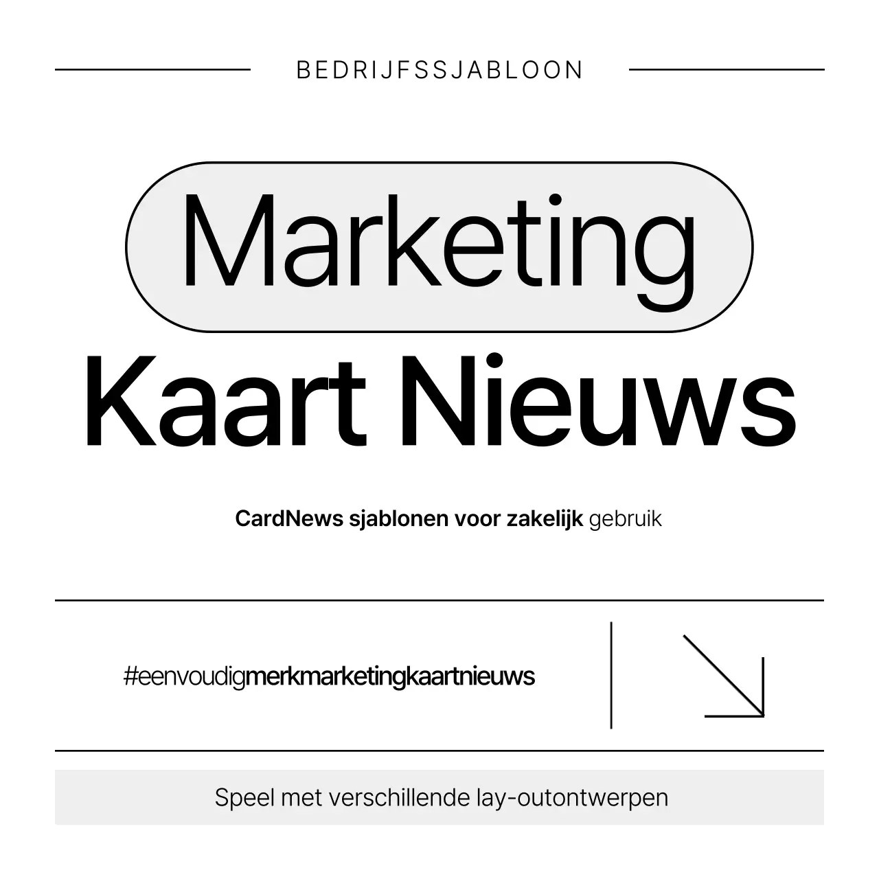 Witte eenvoudige marketinghandleiding