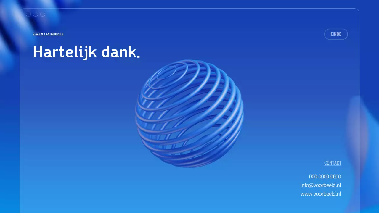 Blue Modern Carrière Events