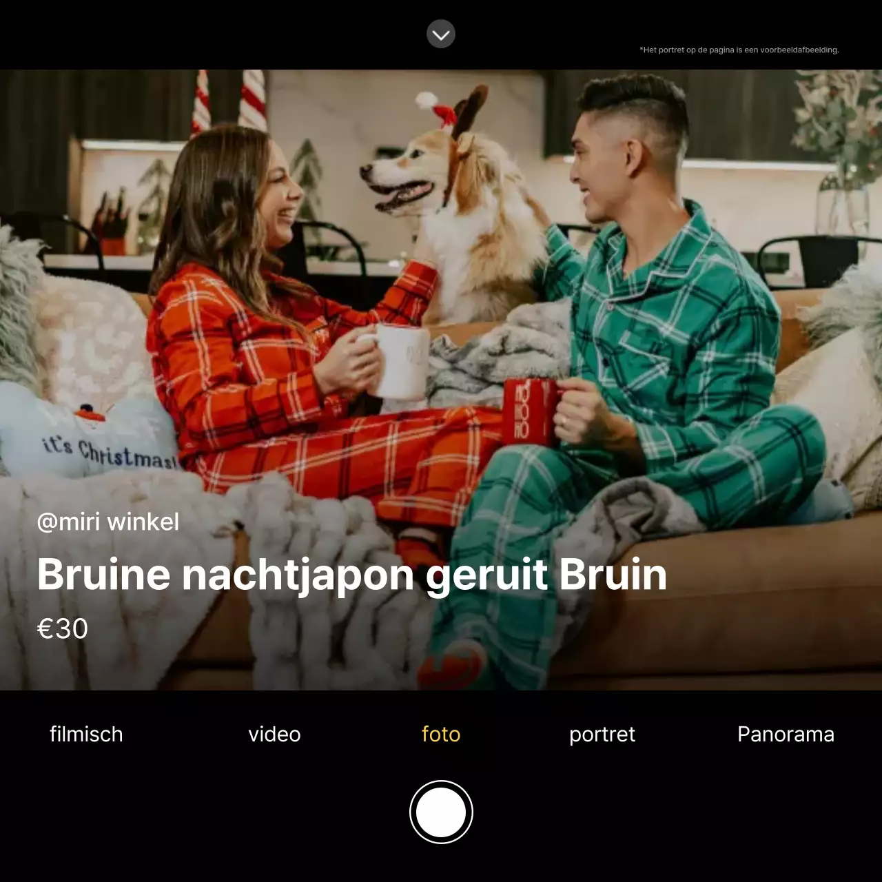 Witte moderne home entertainment advertentie