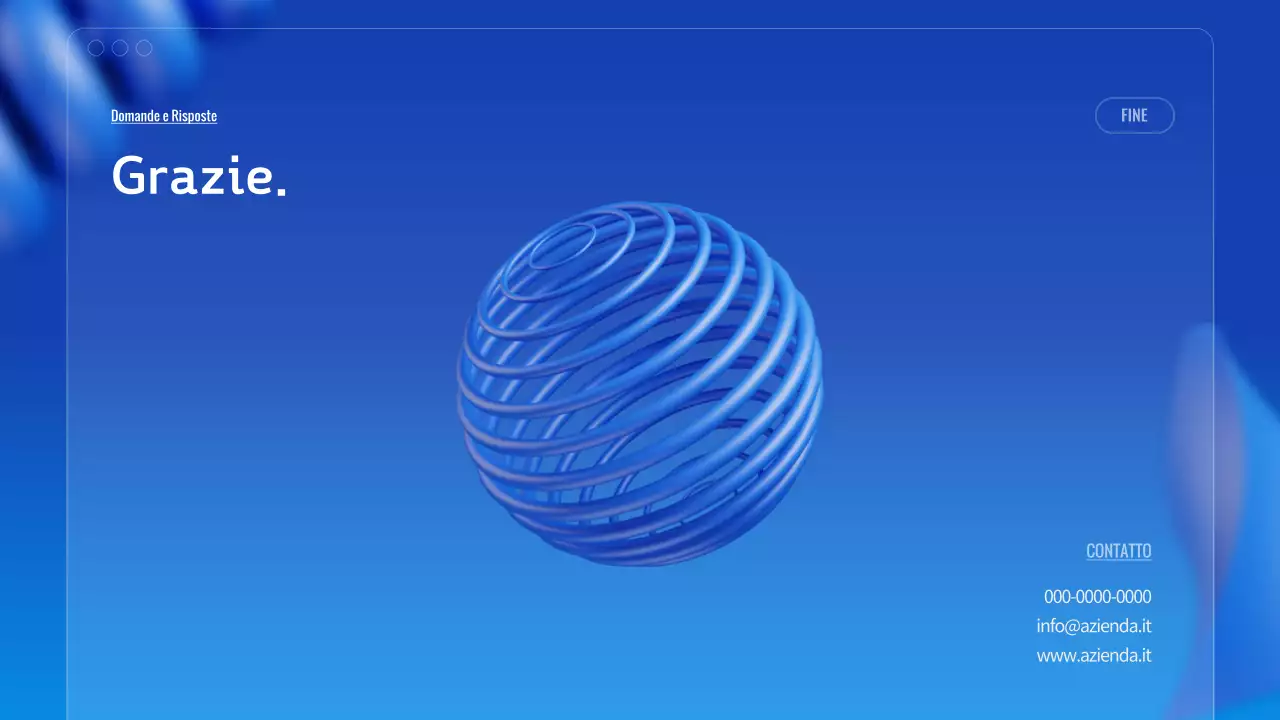 Eventi di carriera blu moderni