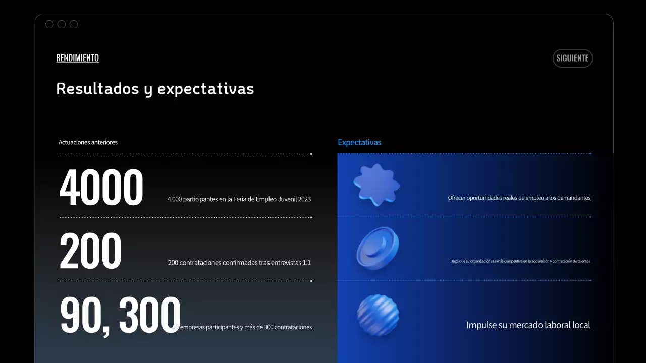 Eventos Blue Modern Career