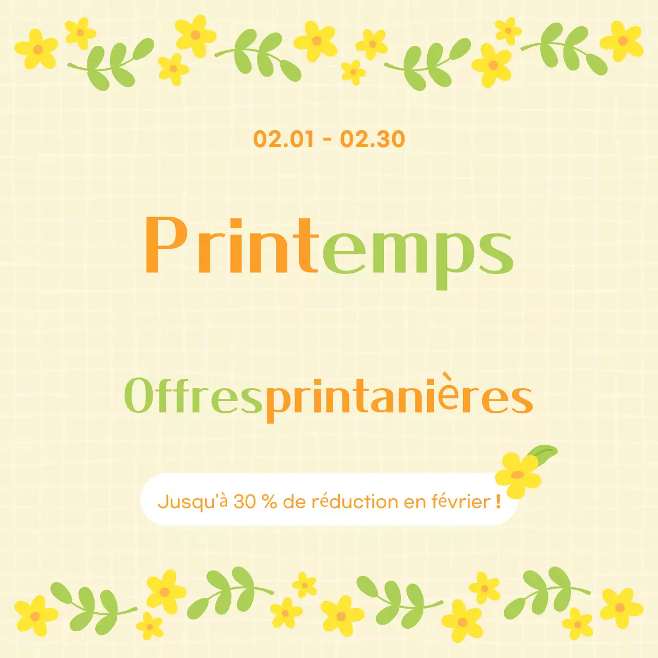 Vente simple du Nouvel An