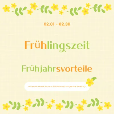 Einfacher Neujahrsverkauf