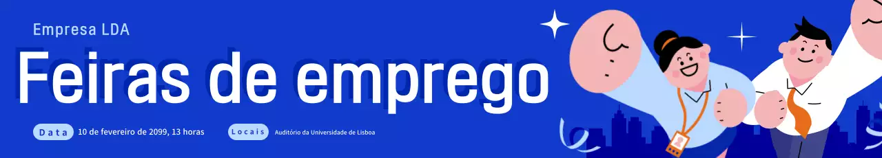 Sobre a Feira de Emprego Blue Simple