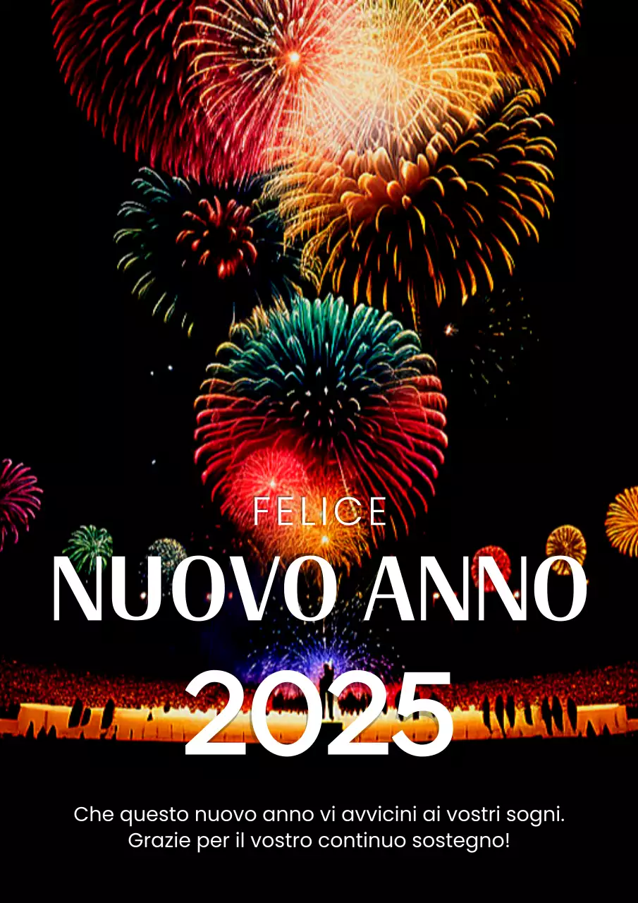 Capodanno colorato e festoso