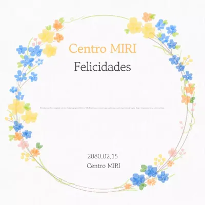 Marfil Elegante celebración de graduación