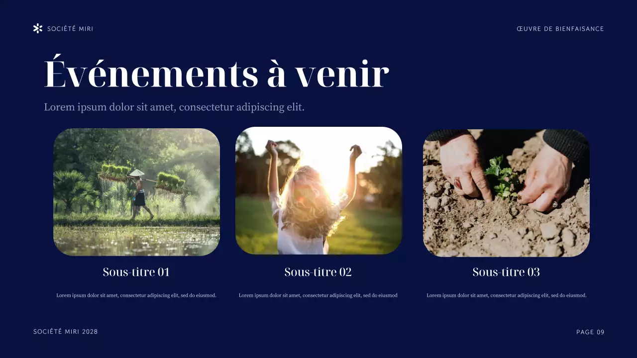 Présentation de l'organisation à but non lucratif Navy Tropical