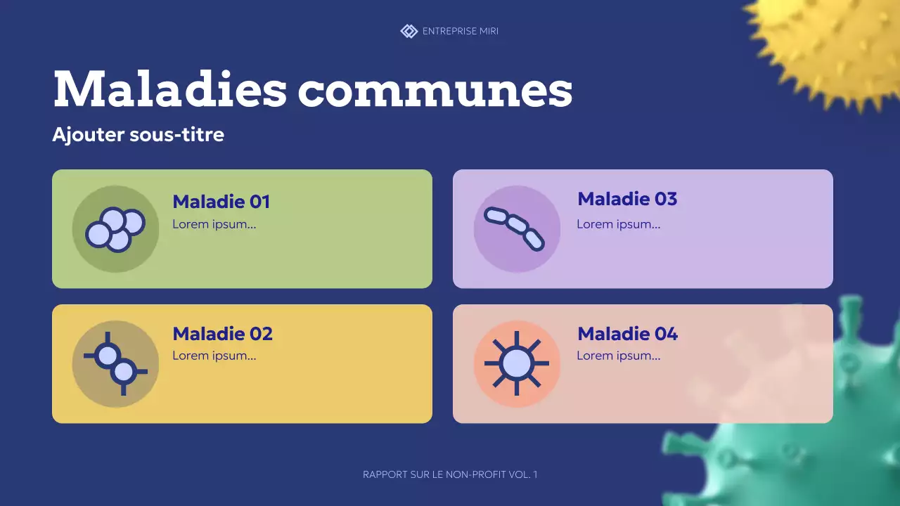 rapport d'information sur la santé blue modern