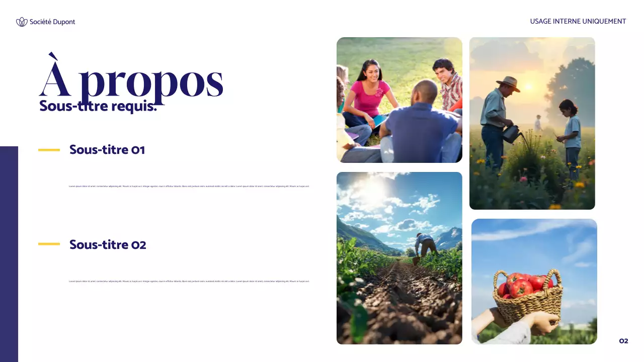 rapport de durabilité de blue floral