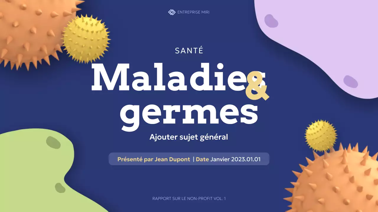 rapport d'information sur la santé blue modern