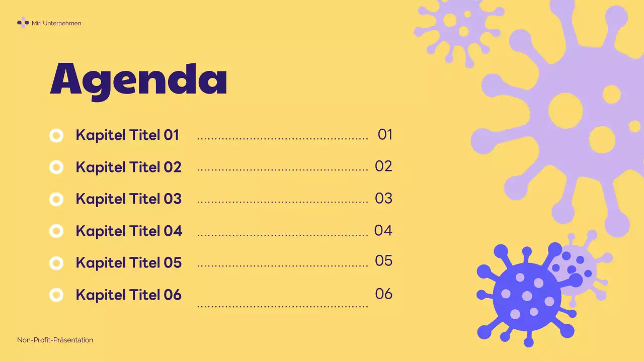 lila moderne Gesundheit Präsentation