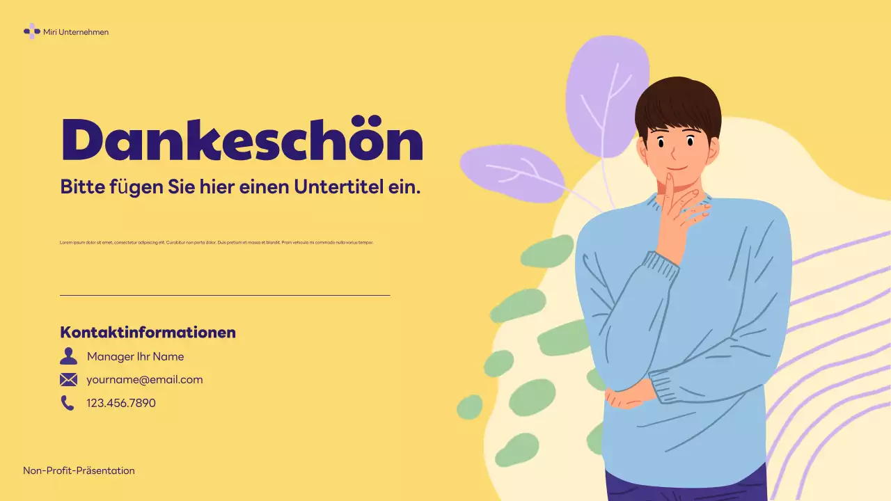 lila moderne Gesundheit Präsentation