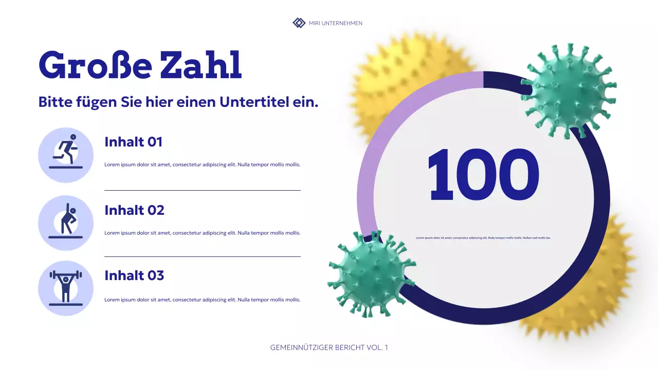 blue modern health information report