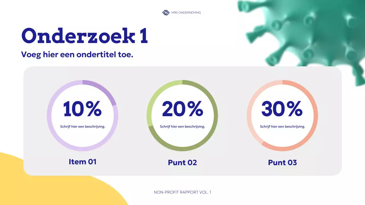 blauw modern gezondheidsvoorlichtingsrapport