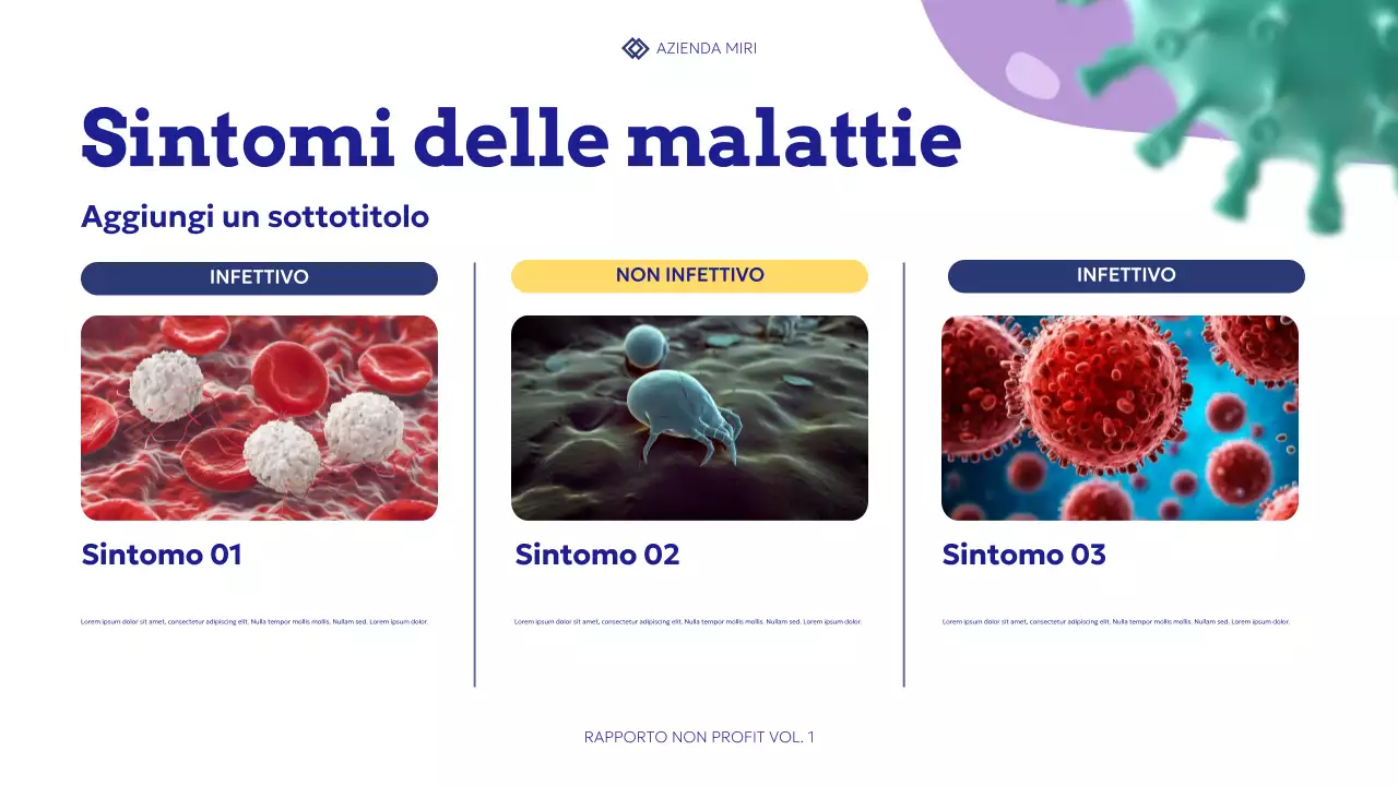 rapporto sull'informazione sanitaria blu moderna